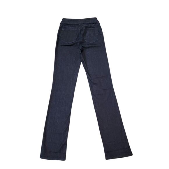 Not Your Daughters Jeans Marilyn Straight Leg Dark Wash Lift And Tuck Sz 4 Long - Picture 2 of 11